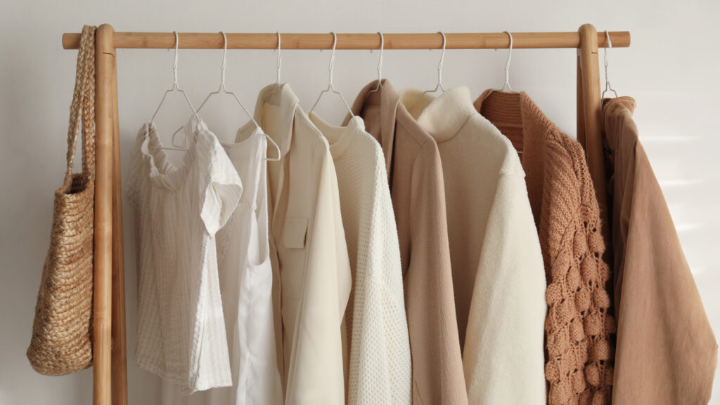 Rack,With,Stylish,Women's,Clothes,Indoors.,Modern,Interior,Design